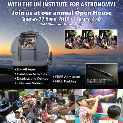 Institute for Astronomy Open House flier
